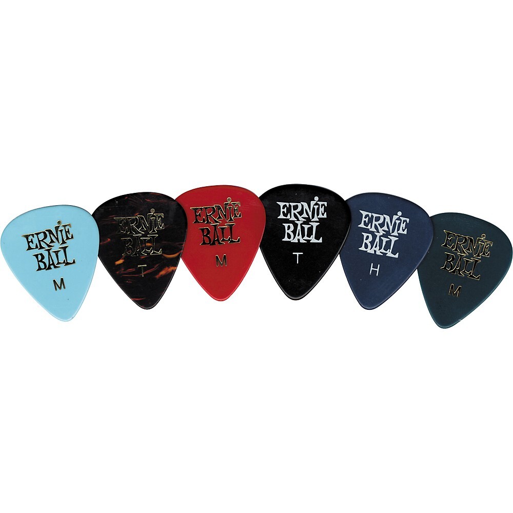 Гитарные медиаторы Ernie Ball из целлулоида - Одна дюжина средних 1 Дюжина
