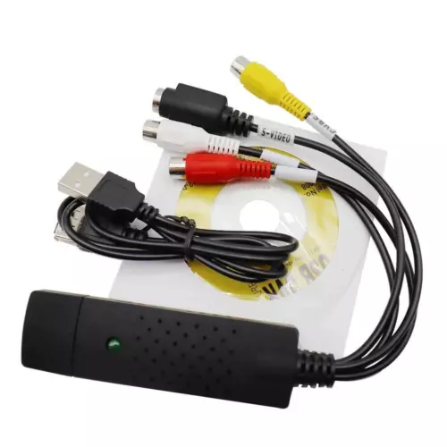 USB 2.0 Audio Video VHS to DVD VCR PC HDD Converter Adapter Digital Capture E4S4