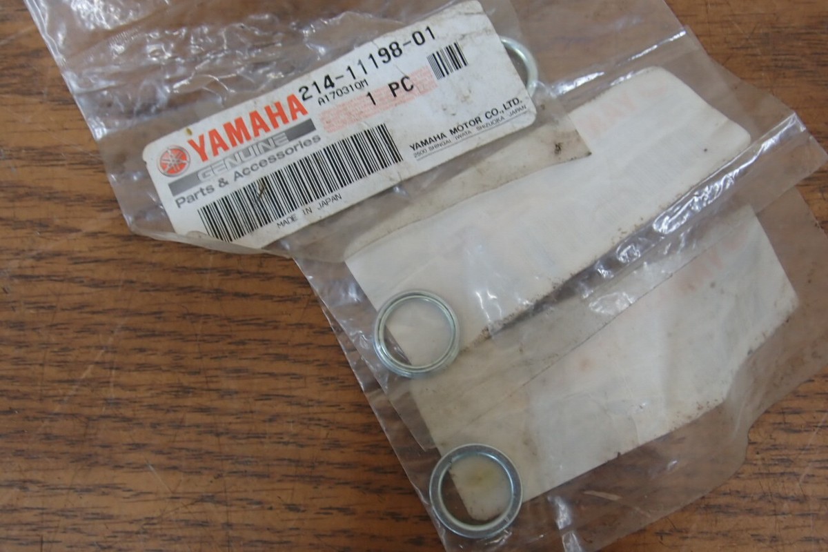 m② YAMAHA OEM GENUINE OIL DRAIN PLUG GASKET 214-11198-01 3 COUNT | eBay