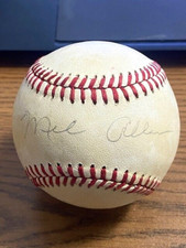 MEL ALLEN SIGNED AUTOGRAPHED OAL BASEBALL!  Yankees!  HOF!