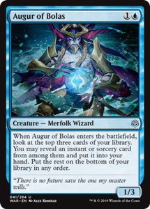 Augur of Bolas x4 - War of the Spark - NM-Mint, English - War of the Spark