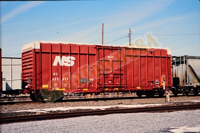 Vintage 2008 Train Slide 453689 Boxcar NS Sunbury PA X4B182