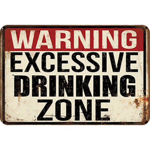 Metal Warning Tin Sign Rectangular Iron Painting Wall Home Bar Decor40x30cm - Picture 6 of 11