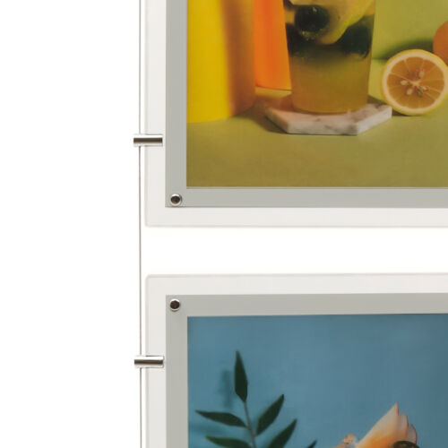 3PCS A3 Real Estate Window Hanging Led Backlit Picture Frame Display Sign Holder - Picture 9 of 11