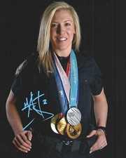 Meghan Agosta Signed 8x10 Photo Team Canada Women's Hockey VPD Autographed COA