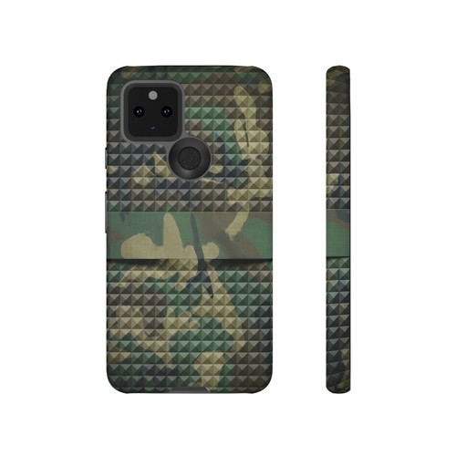 Tough Cases For iPhone, Samsung Galaxy, Google Pixel, 3D Military Green Camo - Picture 140 of 219