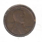 1913 Philadelphia Circulated Business Strike Copper One Cent Coin! #4