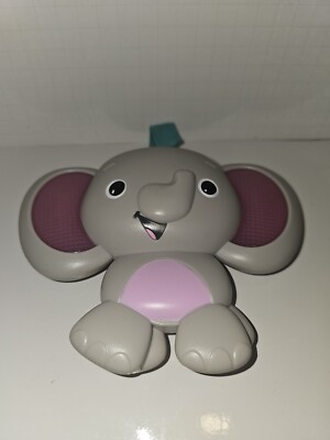 VTG Kids II Inc Gray Light Up & Musical Sounds Elephant Toy Music Box Tested