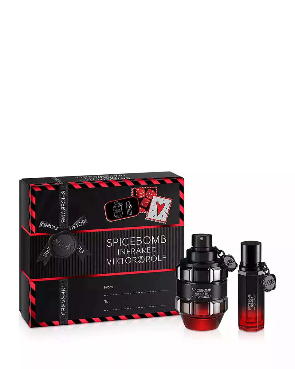  3 x SPICEBOMB Viktor & Rolf 0.05 oz (1.5ml) EDT VIAL sample  spray new carded: Home & Kitchen