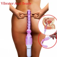 Anal Sex-toys for Women Men Couple Vibrating Butt Plug Beads Adult Toy Massager