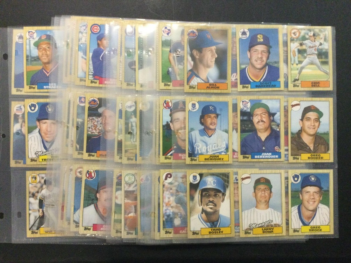 1987 Topps TRADED Complete Card Set #1T-132T | eBay