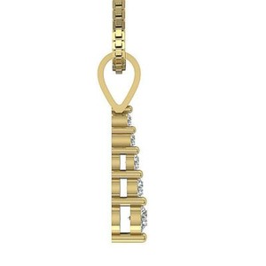 Cheap Outlet Deals Journey Pendant Necklace 0 30 Ct Si1 G Round Diamond 0 70inch 14k Gold Prong Set Shop For Big Discounts Www Vocalboothtogo Co Uk