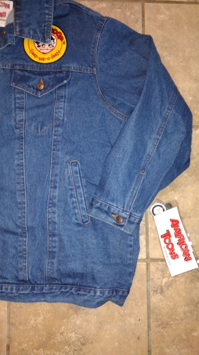 NWT Vintage American Toons Denim Betty Boop Demin Trucker