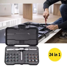 24 in 1 Magnetic Screwdriver Set, DIY Ratchet Screwdriver Set, Multi Bit Magneti