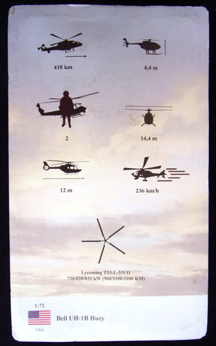 Bell UH-1B Huey 1/72 Diecast Amercom HY-1 - Picture 2 of 2