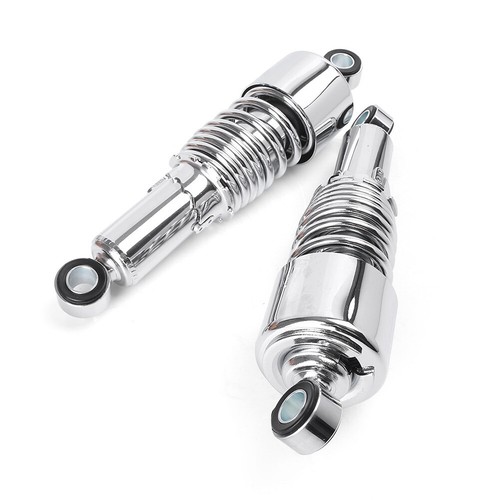 Chrome 10.5" Slammer Shock Absorber for 1991-2017 Harley Sportster 883 1200 Dyna - Picture 11 of 12