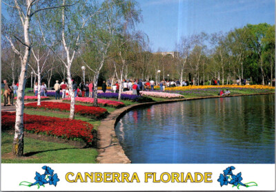 (593) 7-3-25 - Australia - ACT - Canberra FLORIADE festival (2 postcards) E
