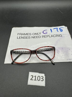 Givenchy VGV864N Col.0AN5 Sunglasses Glasses Frames Red Tortoise Black Ribbed 