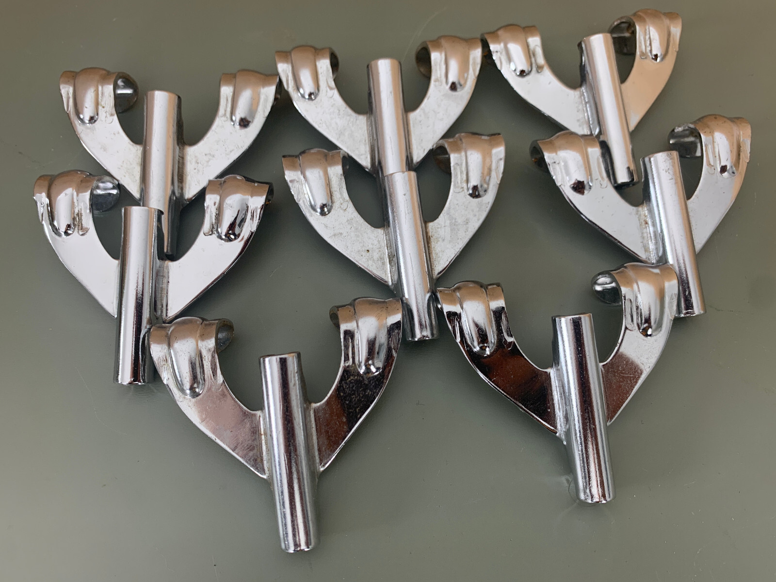 Lot of 8x PEARL Marching Bass Drum HOOP CLAW Collar Hook Part 80s 90s