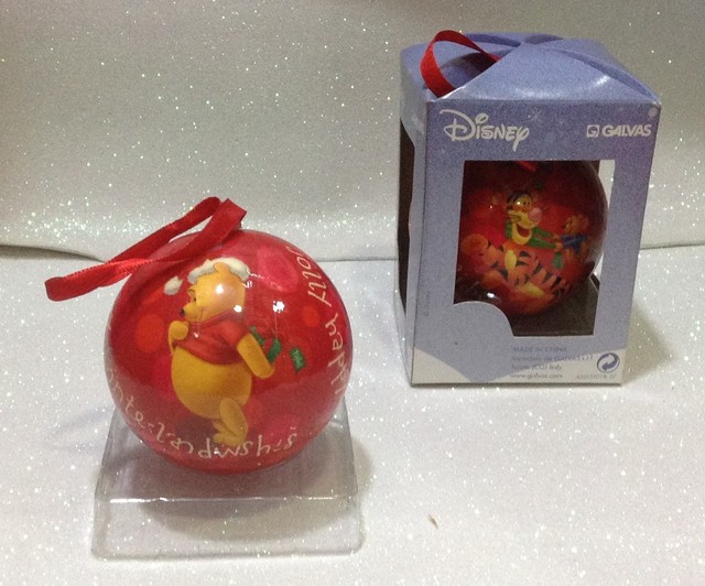 Addobbi Decorazioni Natalizie Disney.Natale Decorazioni Ornaments Addobbi Albero Disney Winnie Pooh Palla Ball Red Acquisti Online Su Ebay