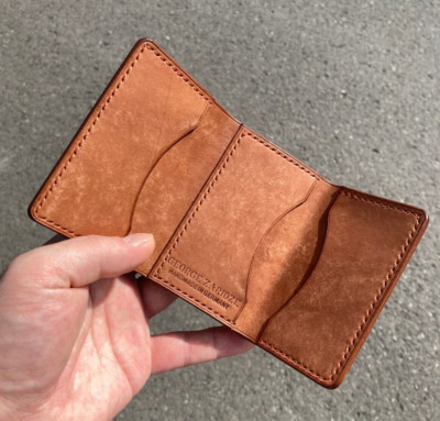 Leder Herren Geldbörse kleine  Portemonnaie Minibörse Dreifachformat