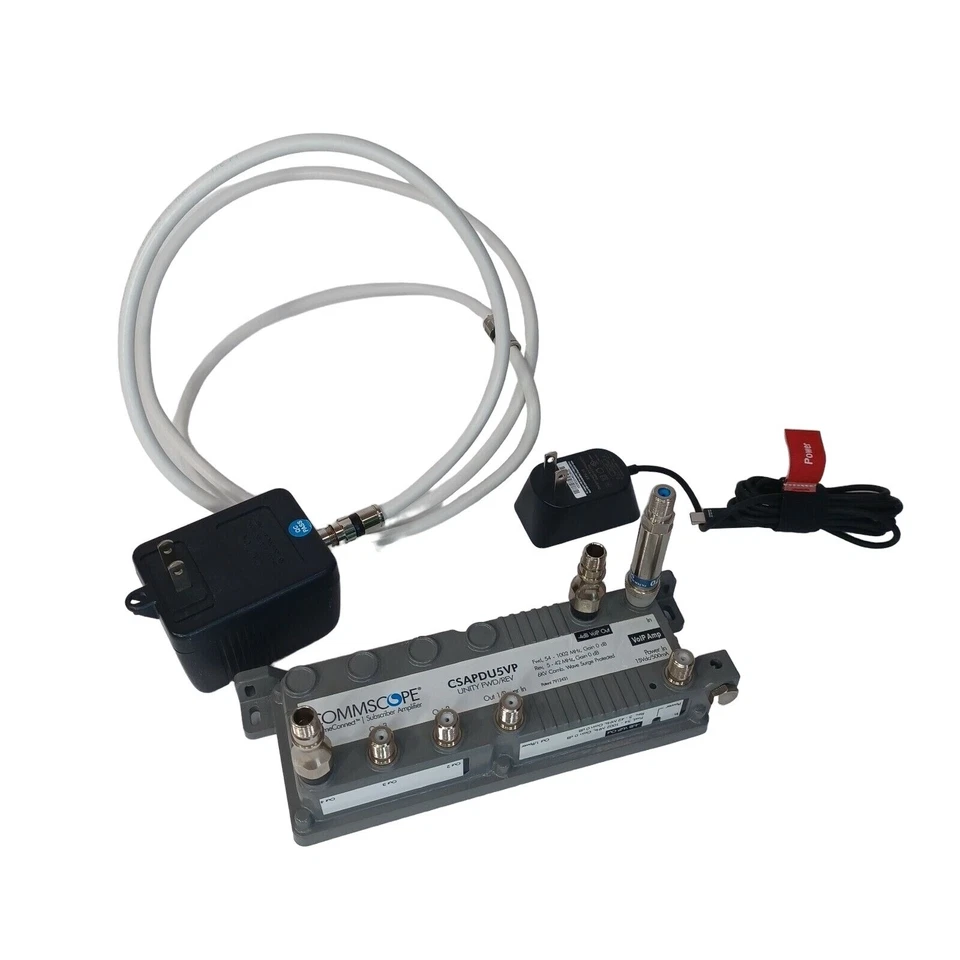 Comscope HomeConned Subscriber VoIP Amplifier CSAPDU5VP UnityFWD/REV AC Adapter - Image 3 of 4