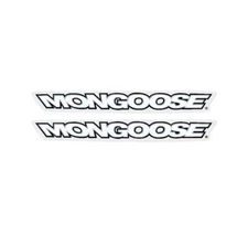 1998 Mongoose - Menace fork decal set - for blue frames