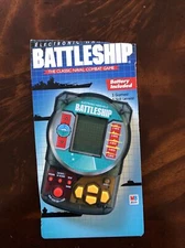  Milton Bradley Battleship Electronic Handheld Game 2002 vintage Works 