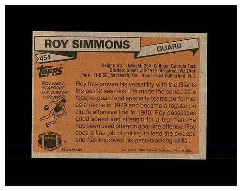 1981 TOPPS FOOTBALL #250-528 YOU PICK SEE SCANS OF EVERY CARD NEW LISTING STARS - Picture 298 of 416