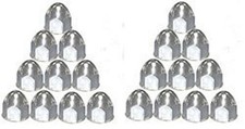 1.5 Stainless Steel Lug Nut Covers Set Of 20 Lugnut 20-jplnc13