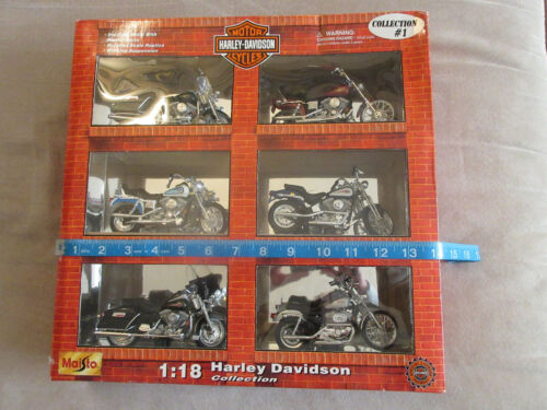 Harley-Davidson 1:18 Die Cast Collection VNTG 1999 nuovi set #-1 e #-2 - Foto 5 di 9