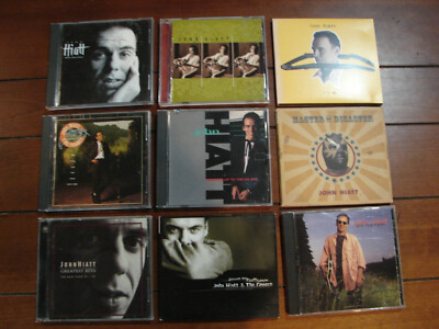 Lot of 9 John Hiatt CDs