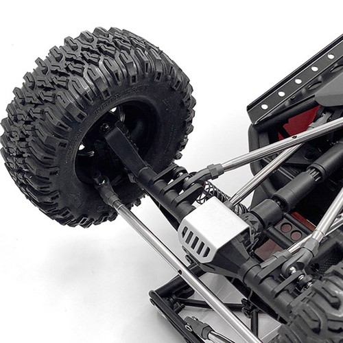 For AXIAL CAPRA RC Car Upgrade Part 2PCS Front & Rear Axle Guard Armor Silver - Picture 3 of 3
