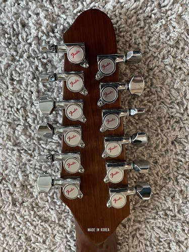 Fender Santa Maria California Series Natural 1988-1992 12-String Acoustic Guitar - 第 6/12 張圖片