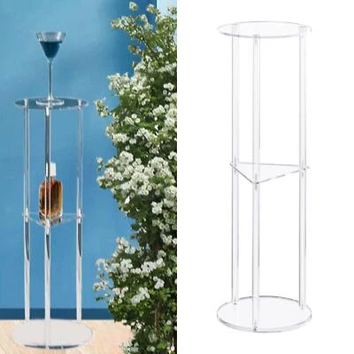 Clear Acrylic Side Table Versatile NightStand for Bedroom Office Bedside - image 1 of 4
