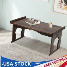 Japanese Floor Table Folding Coffee Table & Tea Table Wooden Altar Table 32"x18"