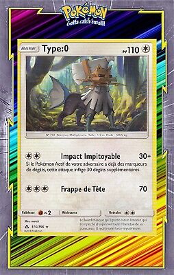 Carte Pokemon Neuve Française 115/156 SL05:Ultra Prisme Type:0