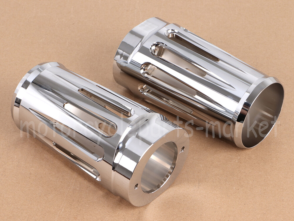 Cut Fork Boot Slider Covers For Harley Electra Road Glide FLHT FLHTK FLHTCU