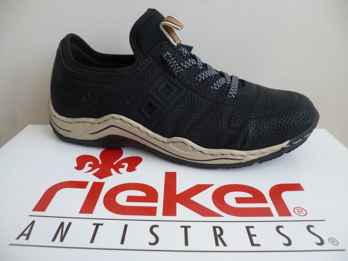 Rieker Ladies Slippers Trainers Sports Shoes Low Shoes Black |