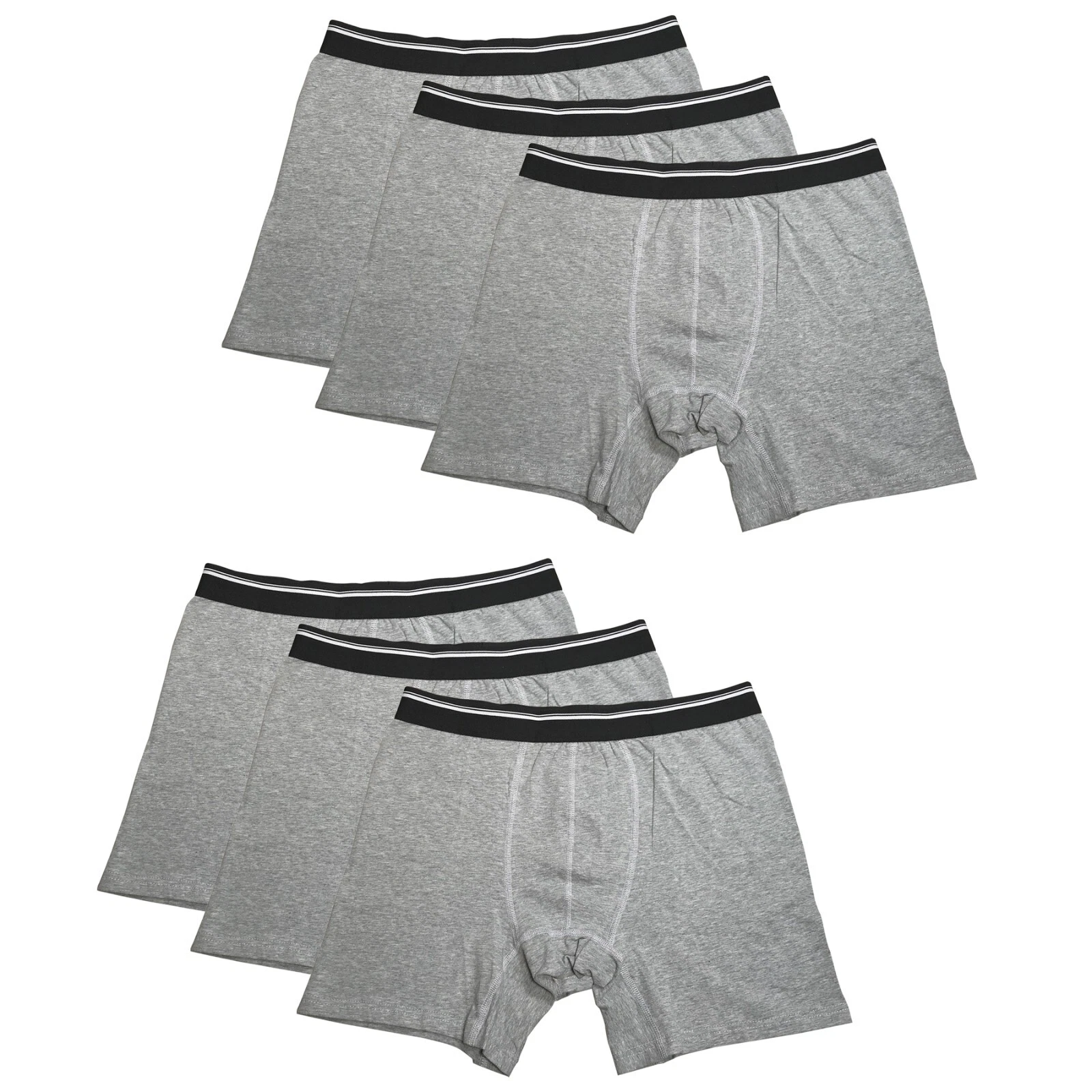 6PK Mens Performance Boxer Briefs Breathable Comfort Waistband Underwear Shorts
Opens in a new windo