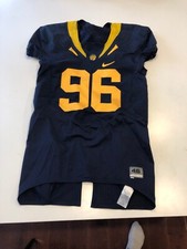Game Worn Used Nike Cal Golden Bears Football Jersey #96 Size 46