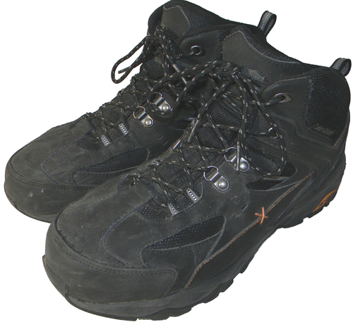 HARLEY DAVIDSON mid-height riding boots, Hans Met-Guard hard toe, #D93124, sz 11