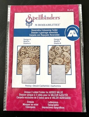 Spellbinders Prägeschablone M-Bossabilities, EL-010-Paisley-