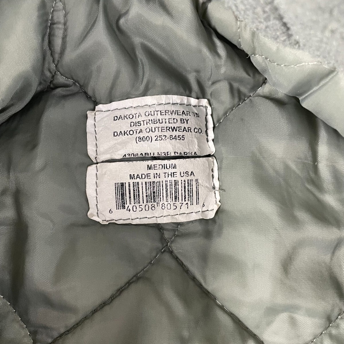 Dakota Outerwear 4308 N3B Hooded ABU Digi Tiger Camo Parka Medium