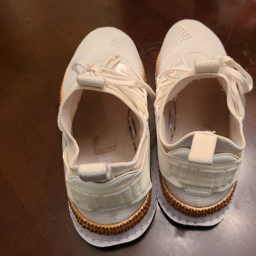 PUMA Tsugi Jun, US Femme Taille 8, 367038 12, Whisper Blanc et Or Rose, UK5,5 - Photo 8/12