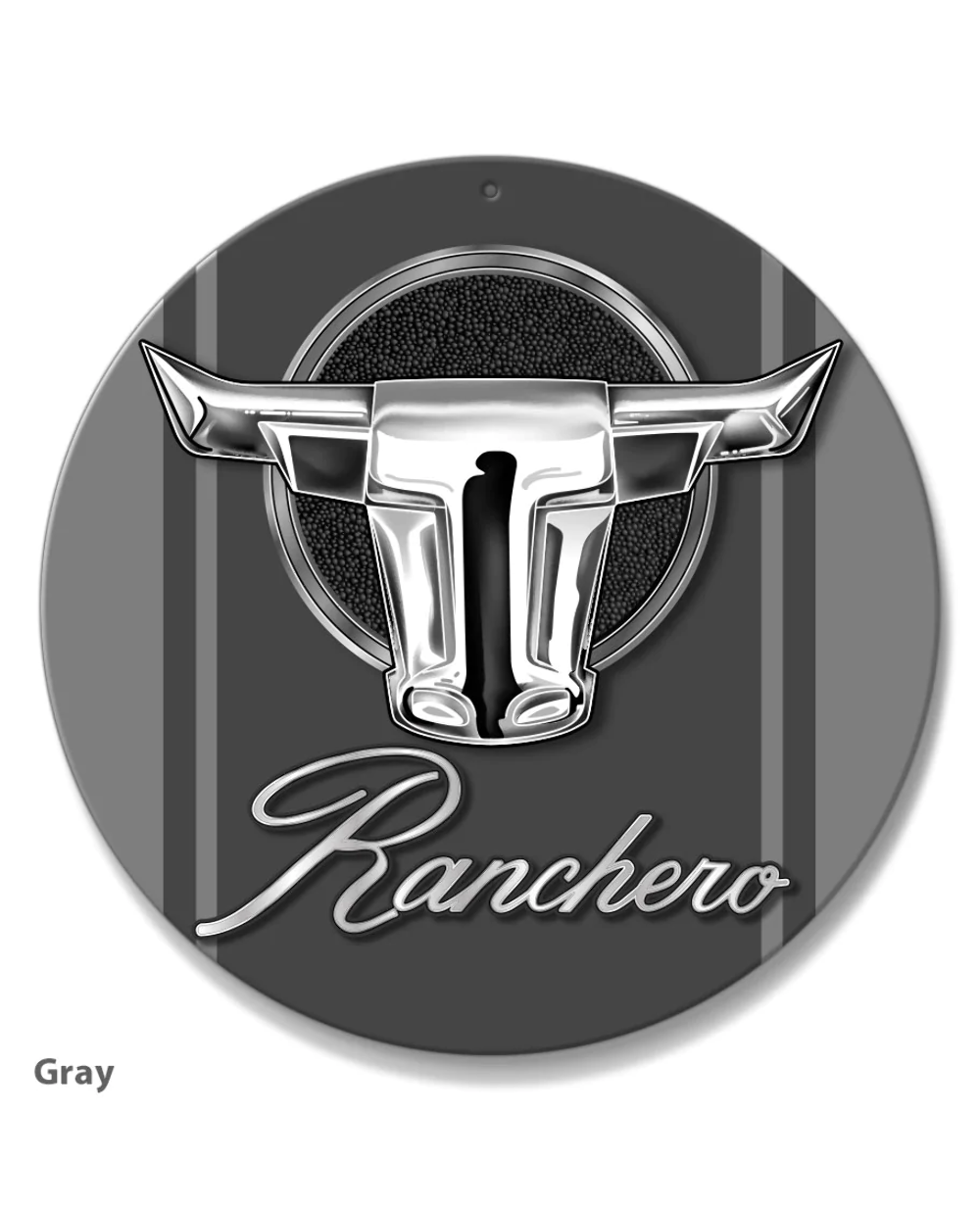 1968 - 1971 Ford Ranchero Emblem Round Aluminum Sign - Aluminum - 14 ...