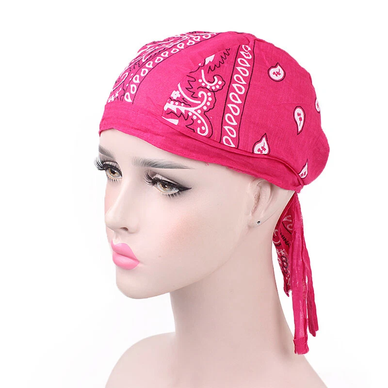 Unisex Mujeres Hombres GORRA CALAVERA Du Rag Head Wrap Motocicleta Motociclista Doo Bandana Sombrero Foto 2 de 4