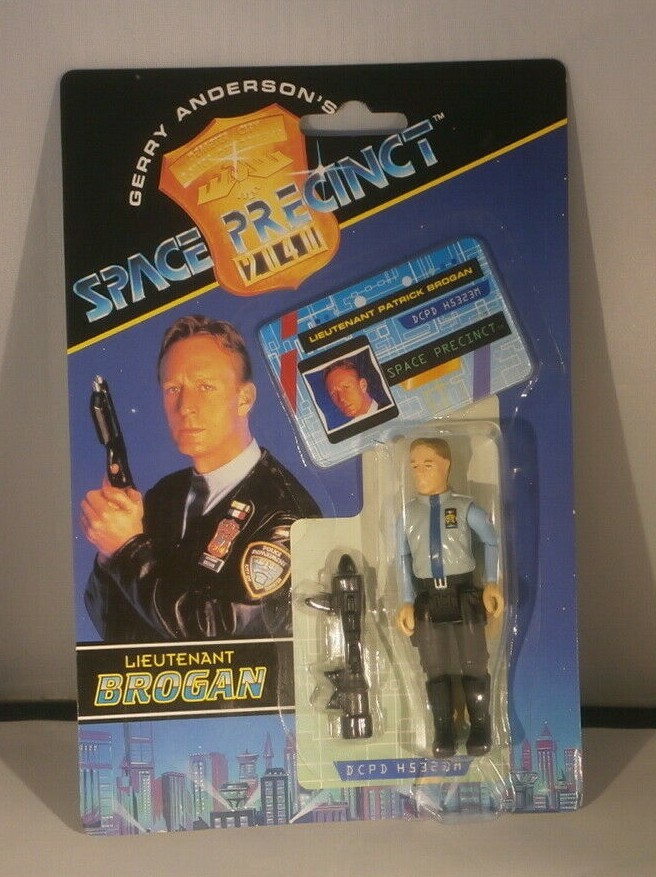 Space Precinct Lieutenant Brogan On Card 1994 Vivid