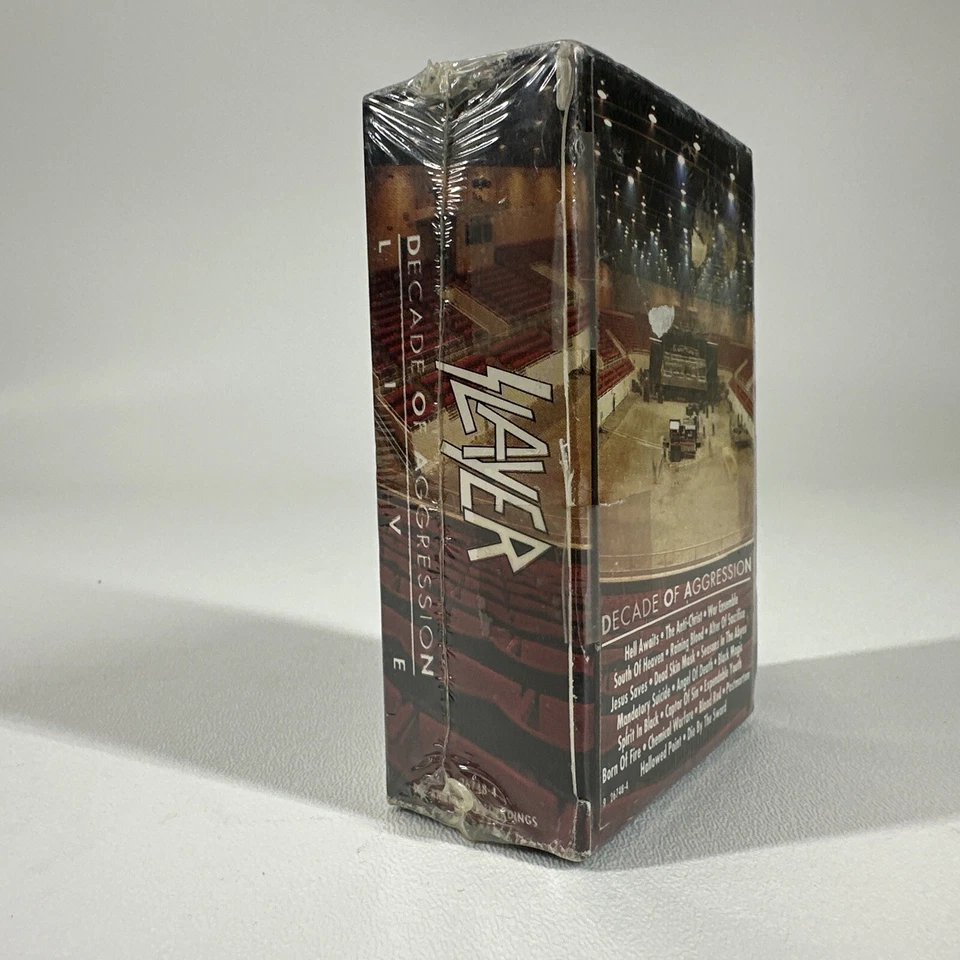 SLAYER - Decade Of Aggression Double Cassette Set Rare Collectable 1991 - Image 4 of 4
