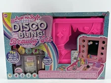 Just My Style Disco Bling Beauty Set 75+ Pc Nail Art Body Art Makeup Ages 6+